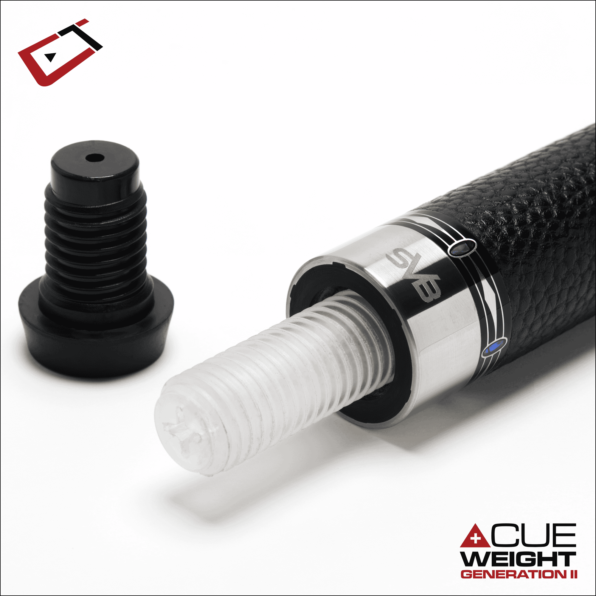 Cuetec Acueweight Gen II joint and removable weight-system bumper